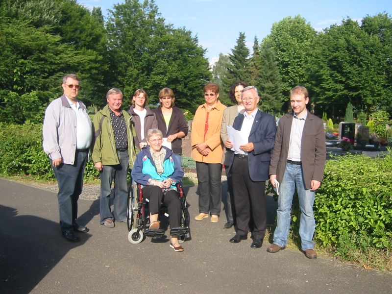 von links: Heinz Dieter Winter, X, Anke Klingel, X, X, X, Bianca Nimbler, Werner Cwielong, Max Schad