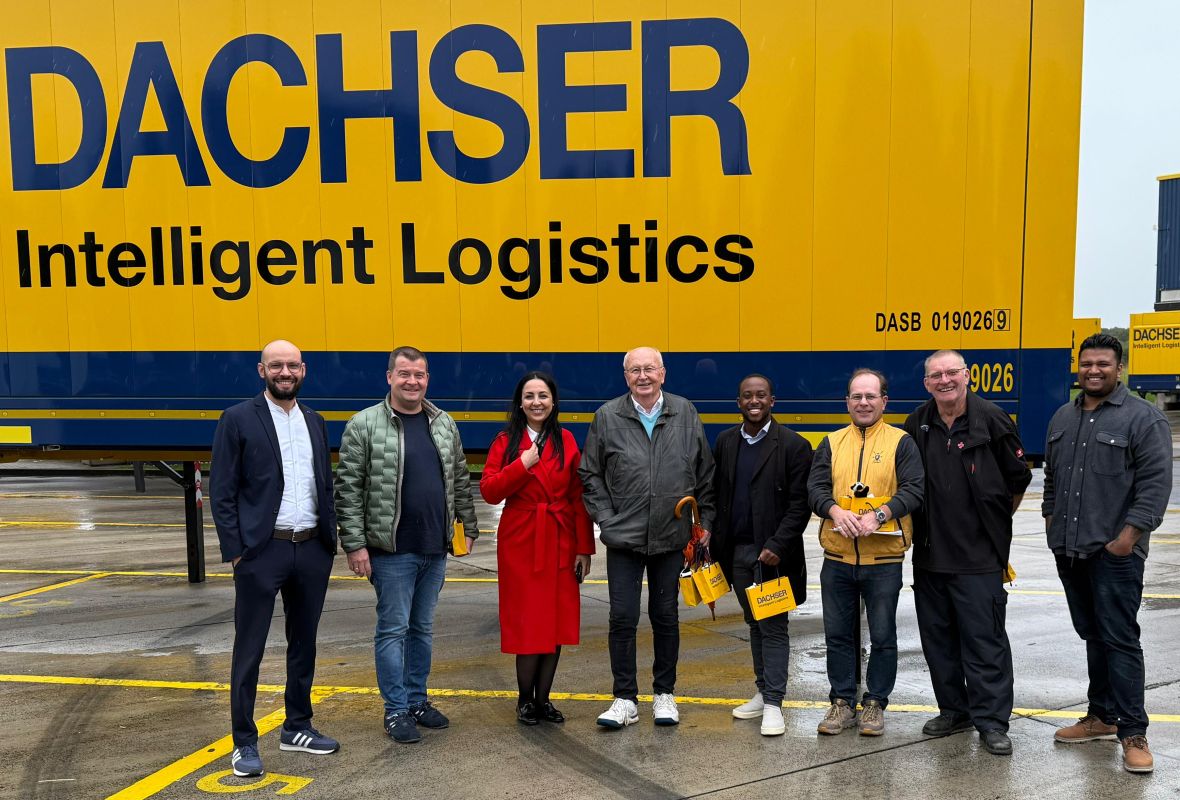 CDU-Fraktion zu Besuch bei Dachser-Logistics